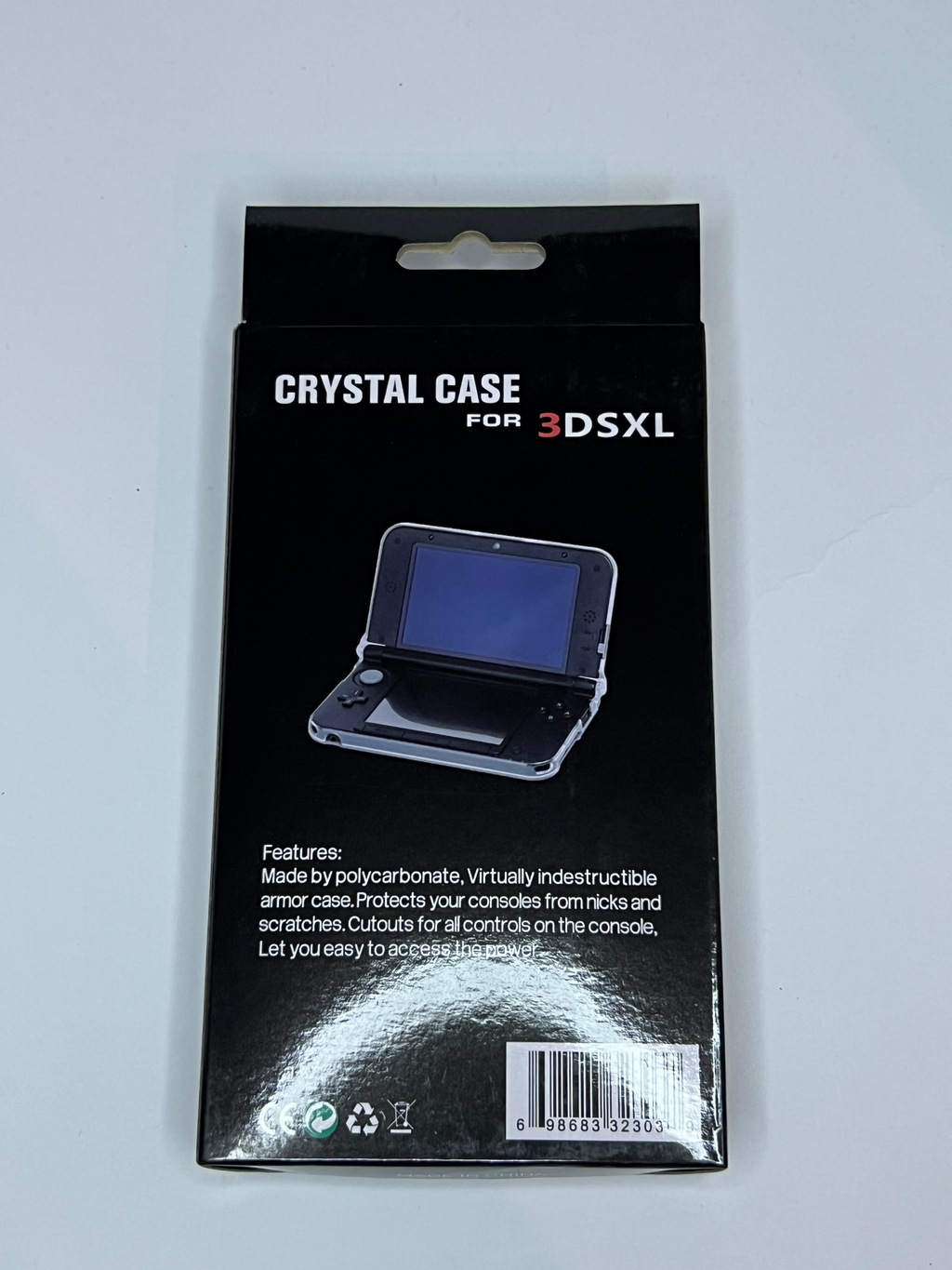Transparente Crystal Clear Hard Case Schutzhülle für Nintendo 3DS XL