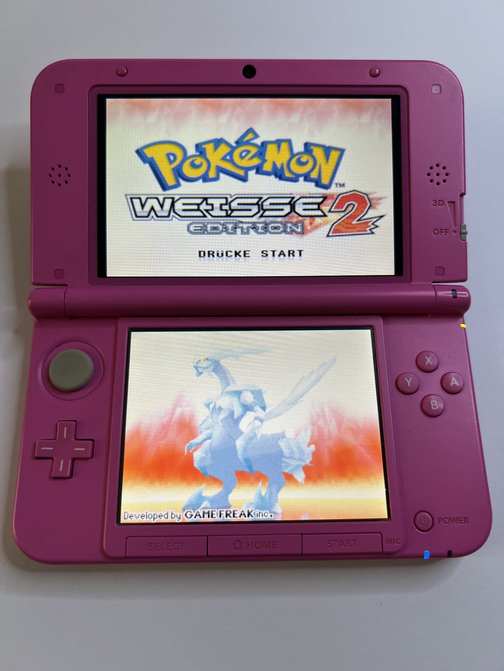 Nintendo 3DS XL Konsole in pink rosa mit 128GB, Pokemon Bank, Poke Mover & vielen Extras