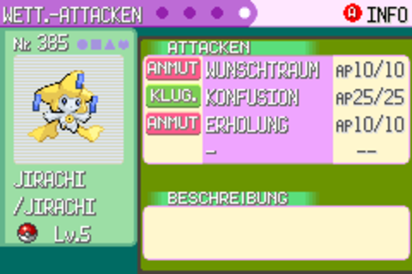 Pokémon CHANNEL Jirachi - Pokémon Smaragd, Rubin, Saphir, Feuerrot, Blattgrün