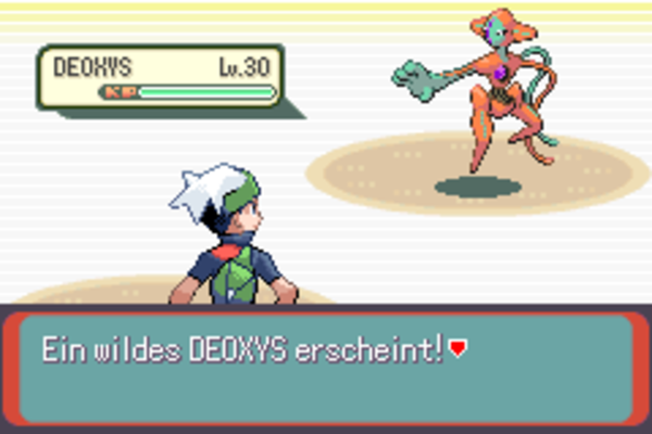 Pokémon Event Ticket AURORATICKET - DEOXYS - Pokémon Smaragd, Feuerrot, Blattgrün