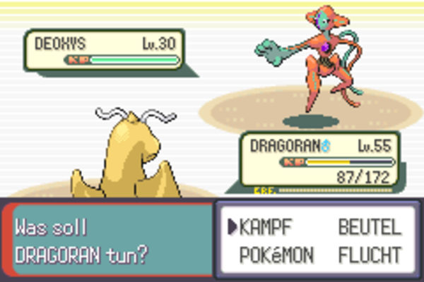 Pokémon Event Ticket AURORATICKET - DEOXYS - Pokémon Smaragd, Feuerrot, Blattgrün