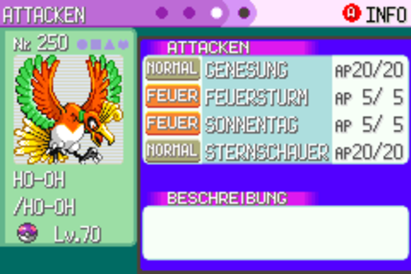 Pokémon Event Ticket GEHEIMTICKET - HO-OH & LUGIA - Pokémon Smaragd, Feuerrot, Blattgrün